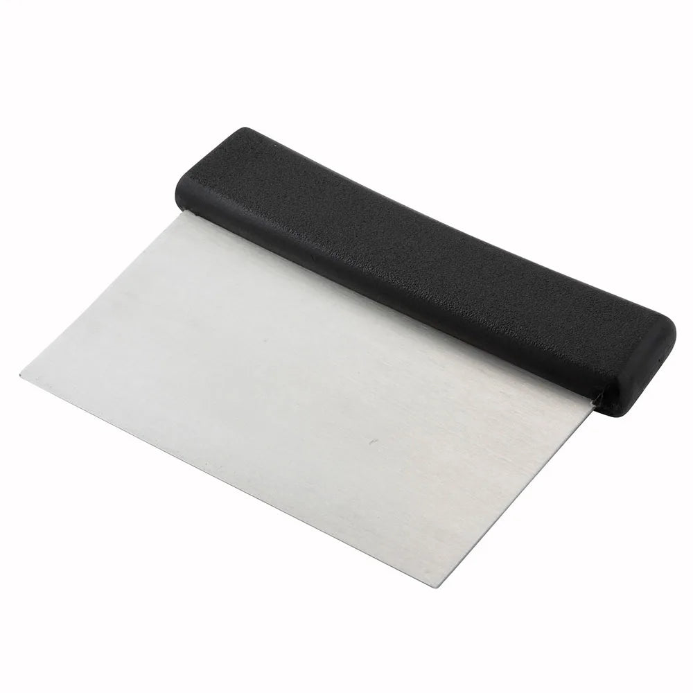 Dough Scraper Plastic Handle, Metal Rectangular Blade DSC-2 Winco