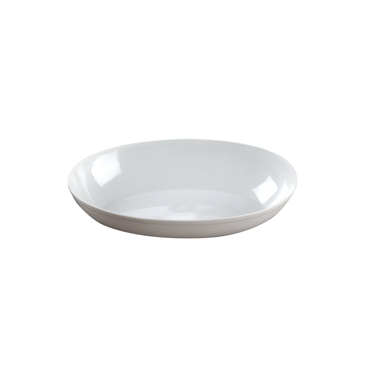 32 oz. Oval Luau Bowl, White — Case of 50 (Item EMI-205.WH)