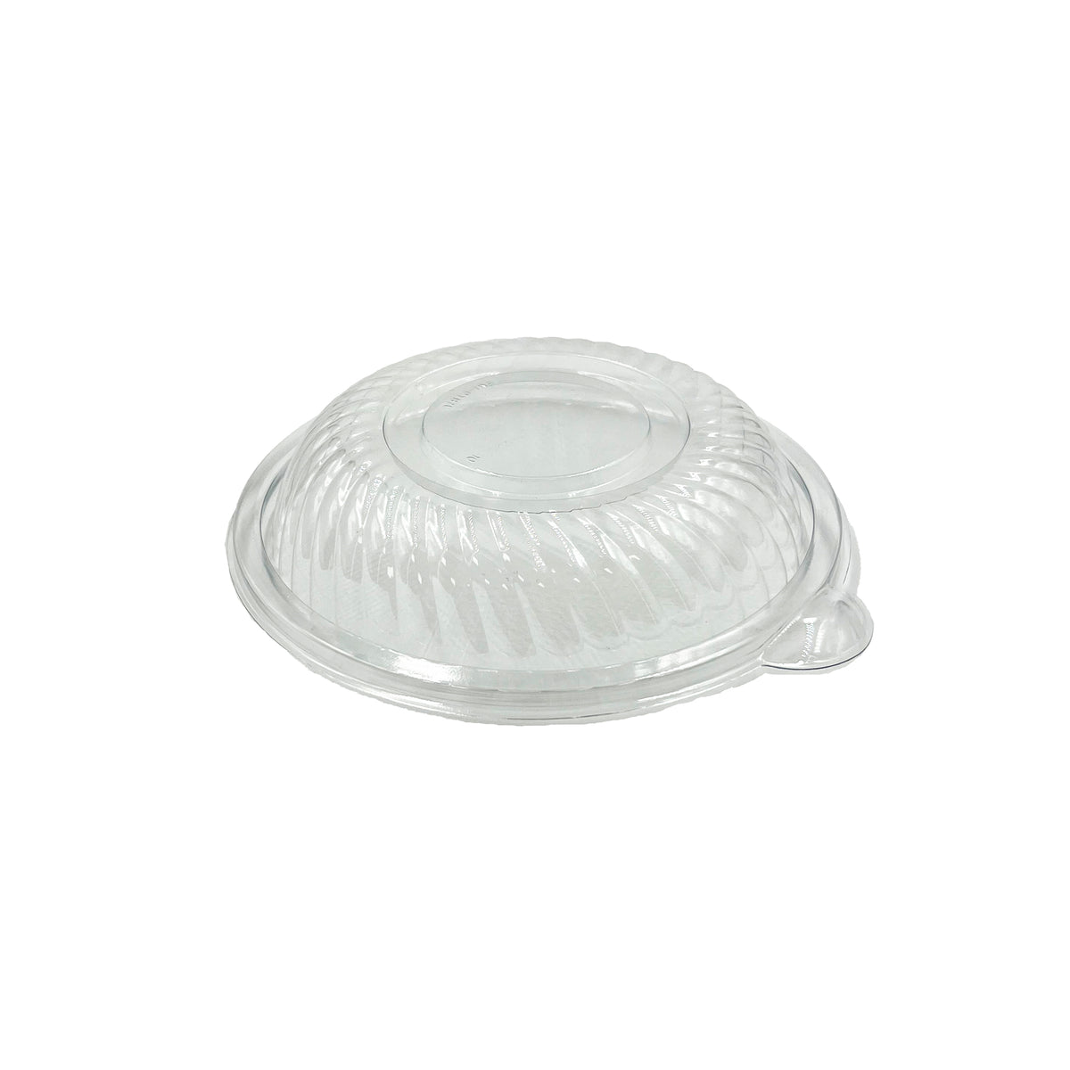 9" Dome PET Lid - Fits 32 oz. & 48 oz. Salad Bowl, Clear — Case of 50 (Item EMI-PTB9L)