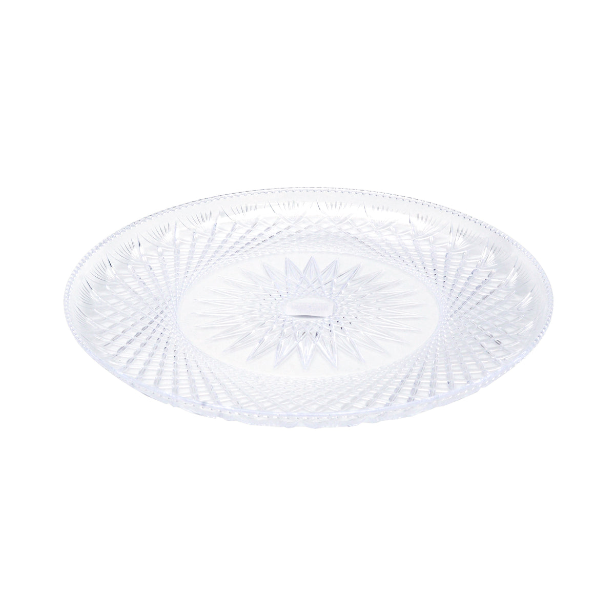 8.5" Crystal Tray, Clear — Case of 50 (Item PT0800.CL)