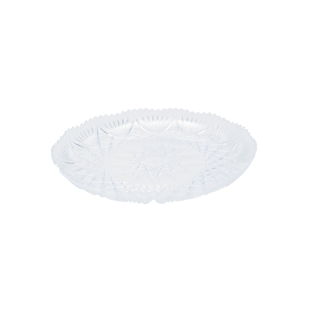 8.5" Crystal Tray, Clear (Fineline PT0800.CL)