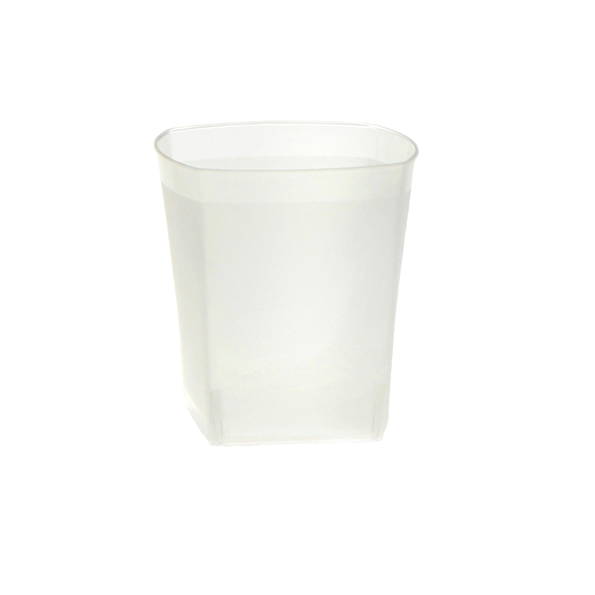 9 oz. Frosted Square Tumbler, Clear — Case of 500 (Item EMI-MST9.CL)