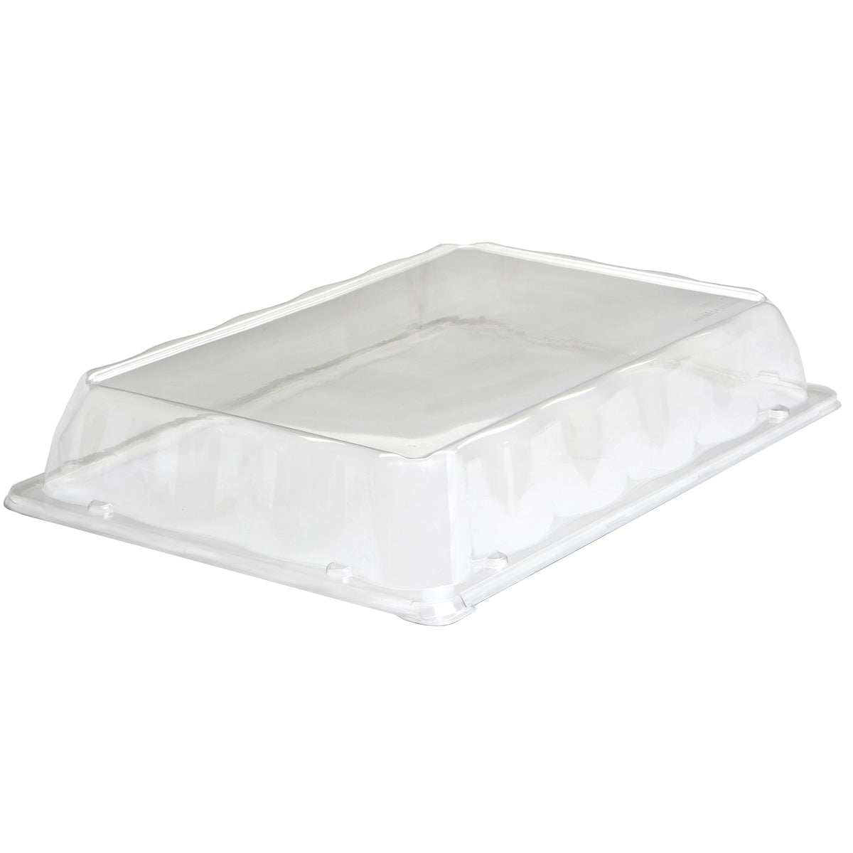 21" X 14" Rect Dome Lid, Pete, Clear — Case of 40 (Item EMI-2114LP)