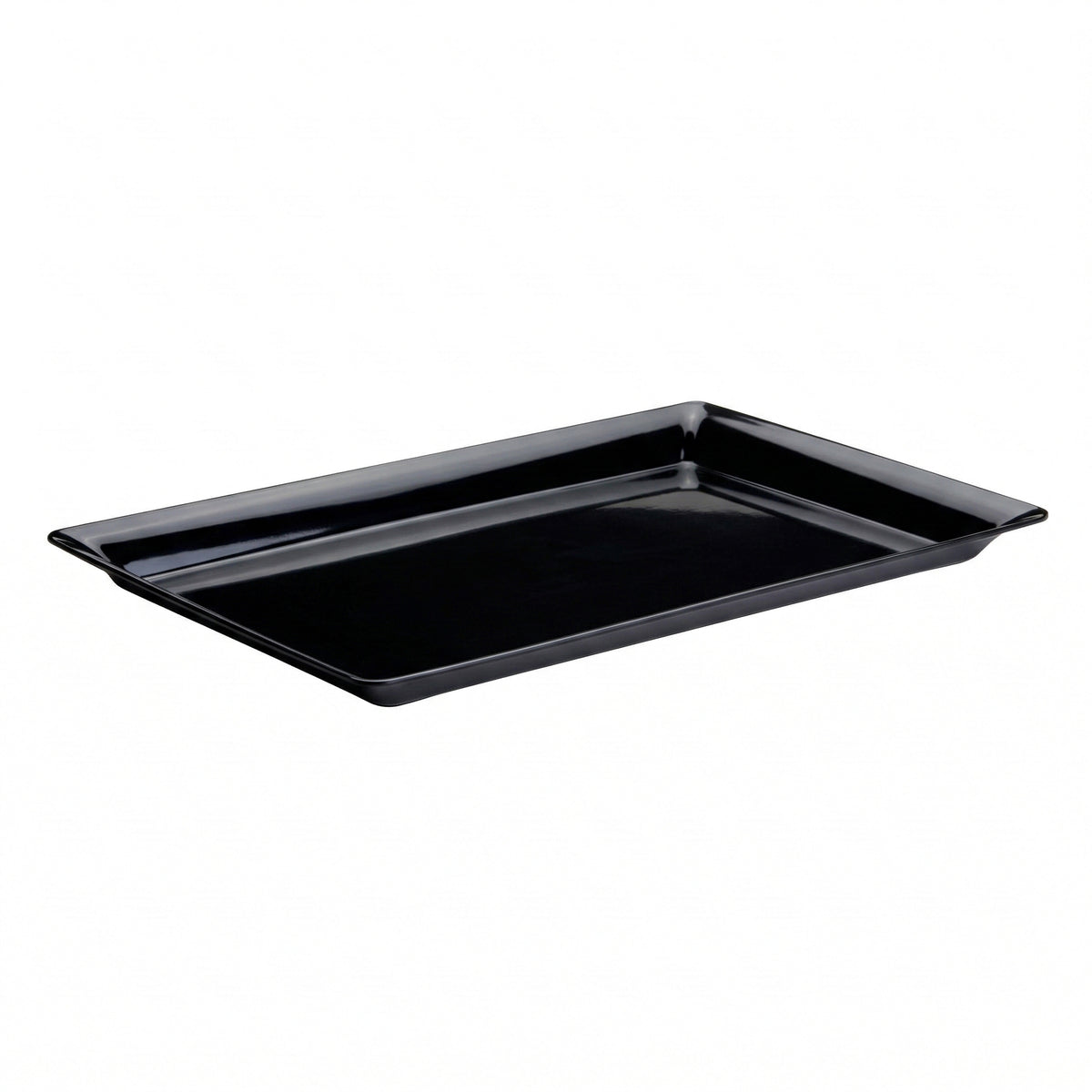 21" X 14" Rectangular Tray, Black — Case of 20 (Item EMI-2114.BK)
