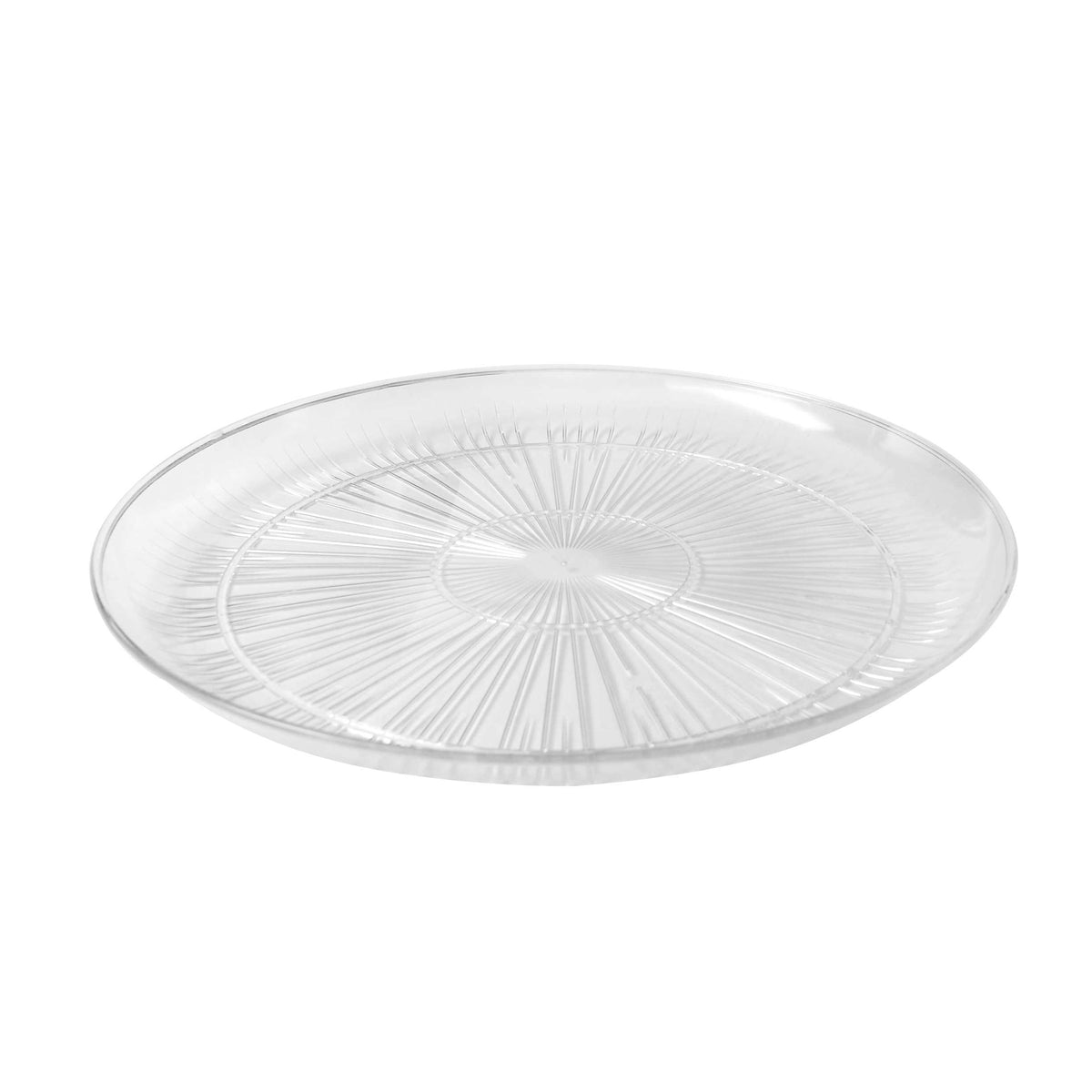 11" Starburst Platter, Clear (Fineline SUT0011.CL)