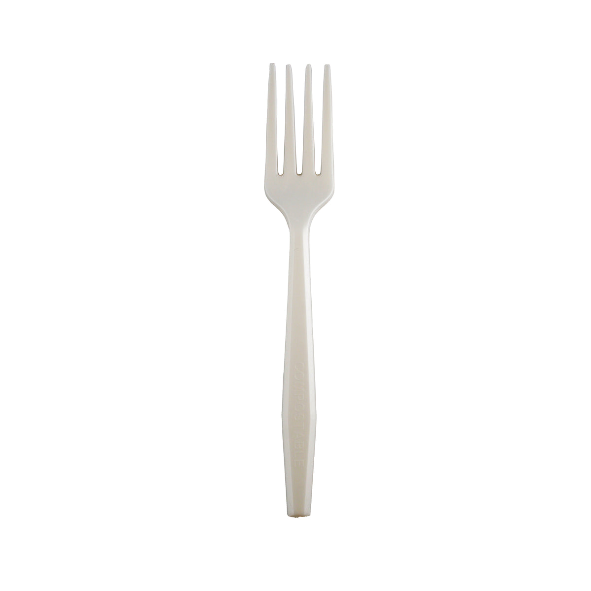 6.5" Fork CPLA, White — Case of 1000 (Item 42CBUF.WH)