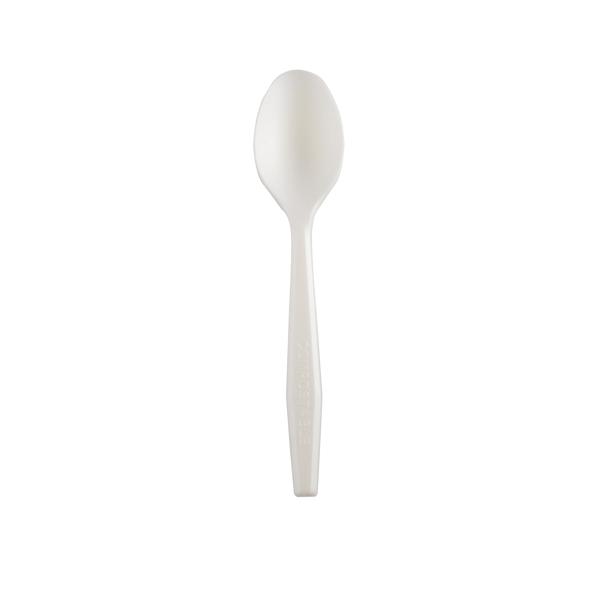 6.2" Spoon CPLA, White — Case of 1000 (Item 42CBUS.WH)