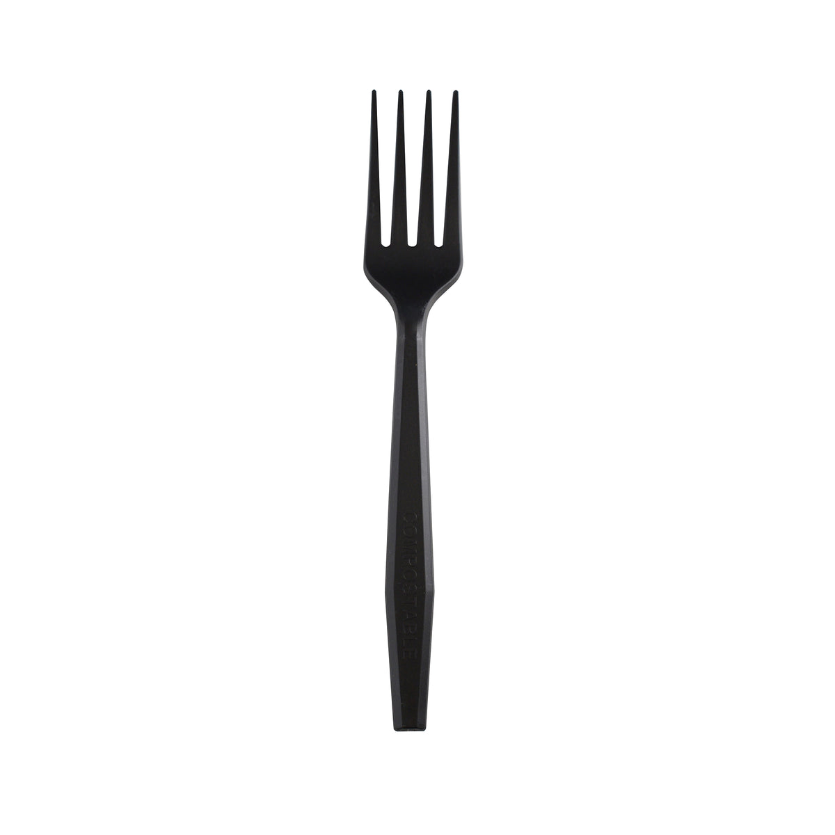 6.5" Fork CPLA, Black — Case of 1000 (Item 42CBUF.BK)