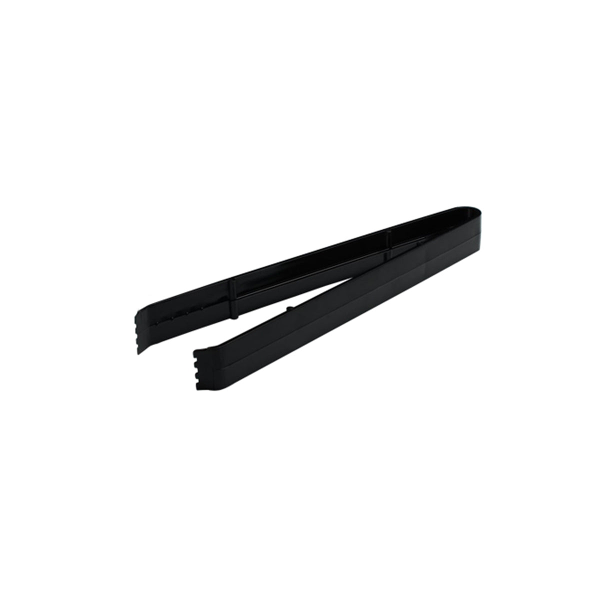 9" Tongs Heavy Duty, Polypro, Black — Case of 100 (Item PP3310-BK)