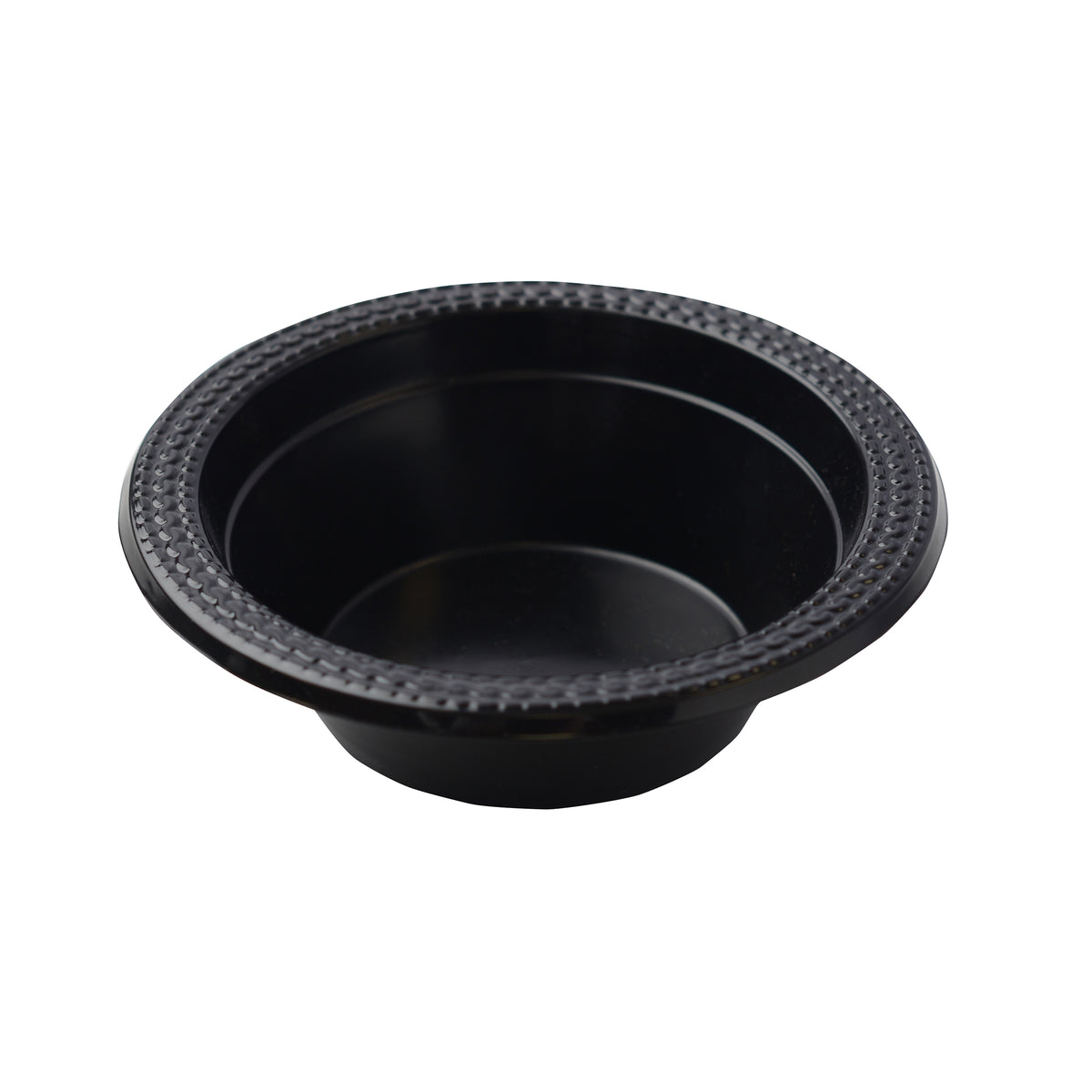 12 oz. Round Bowl, Polypropylene, Black — Case of 800 (Item 17RB12PP.BK)