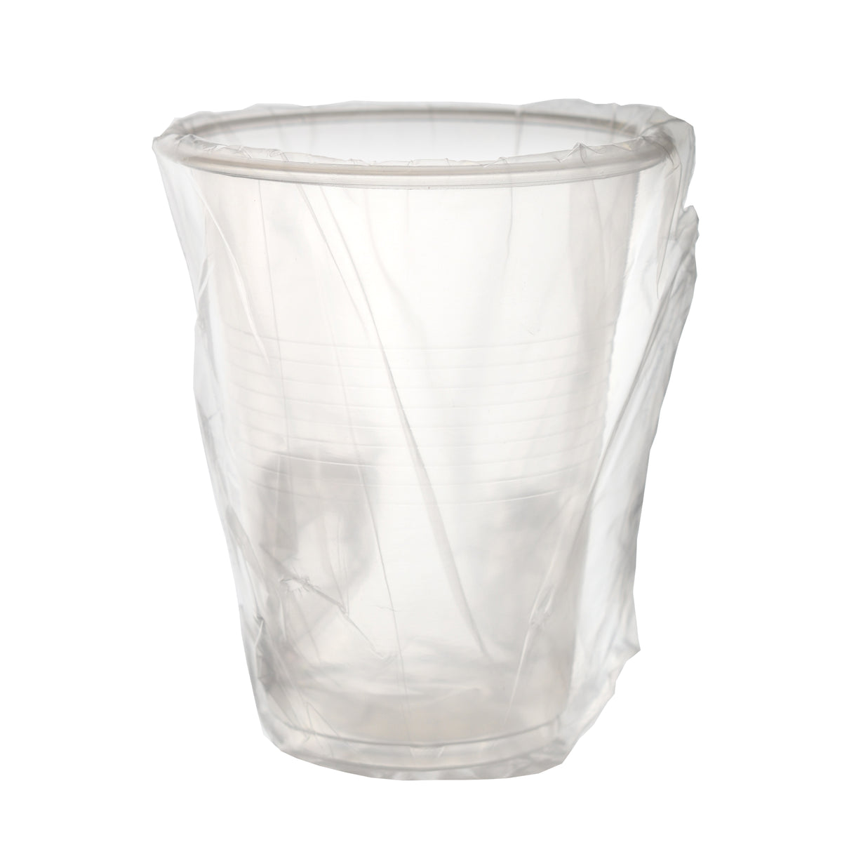 9 oz. Wrapped Drinking Cup, Polypropylene, Clear — Case of 1000 (Item 17DC09WPP)