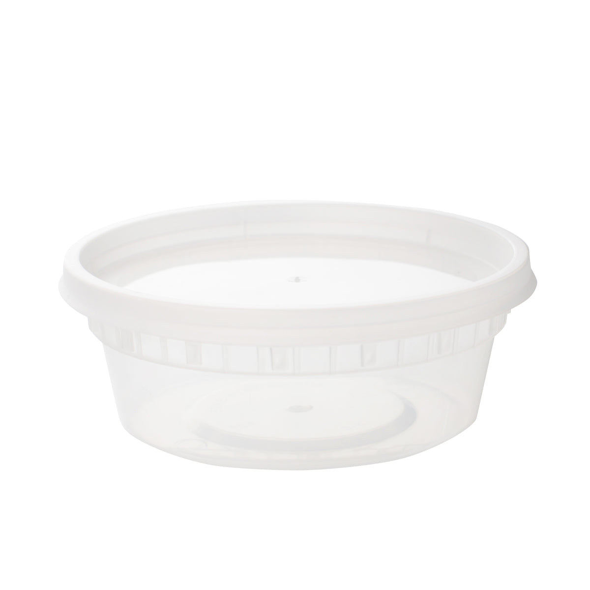8 oz. Deli Container w/ Lid, PP & LDPE, Clear (Item 17CPDLC08)