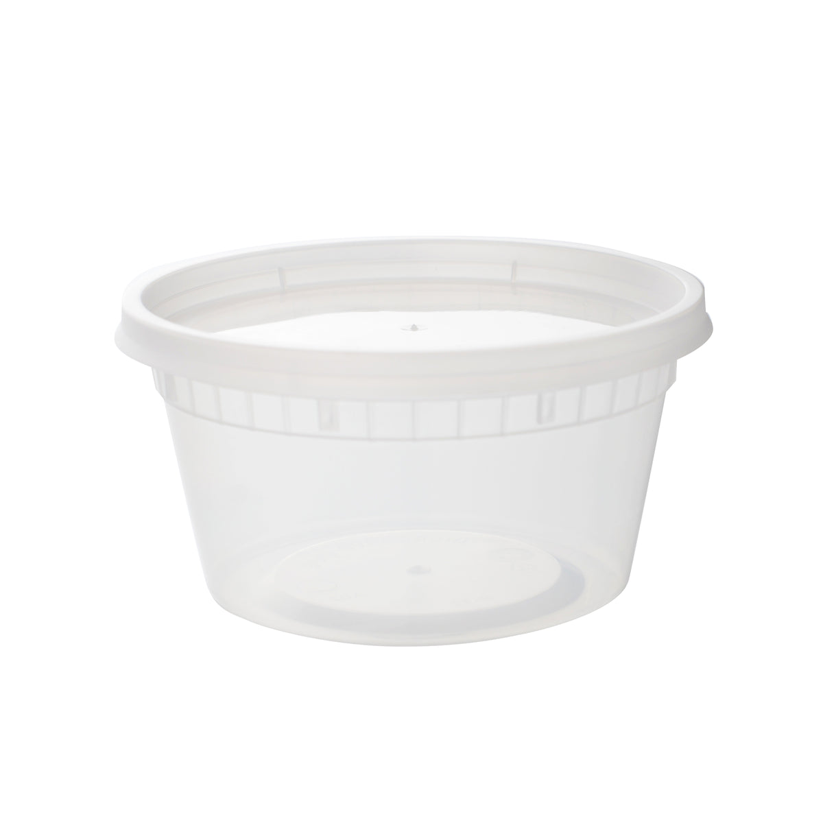 12 oz. Deli Container w/ Lid, PP & LDPE, Clear (Item 17CPDLC12)