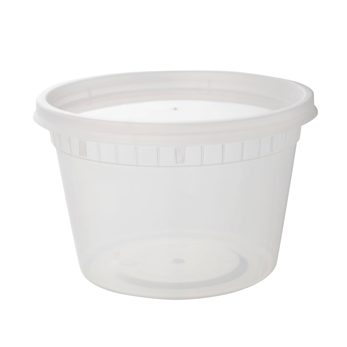 16 oz. Deli Container w/ Lid, PP & LDPE, Clear (Item 17CPDLC16)