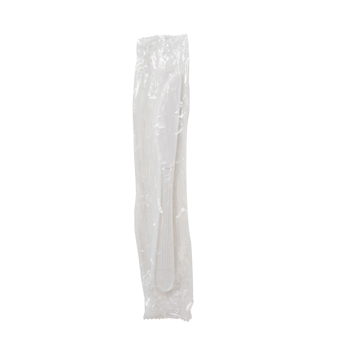 7" Knife Individually Wrapped, PP, White — Case of 1000 (Item 17CIK.WH)