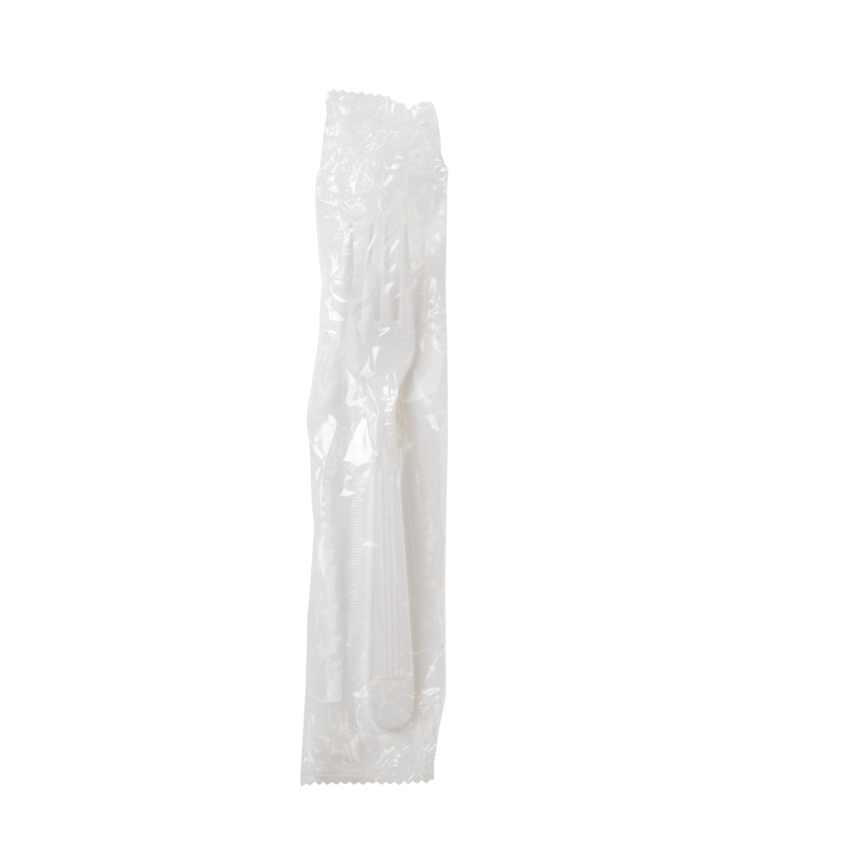 6.5" FORK INDIVIDUALLY WRAPPED, PP BLACK, WHITE