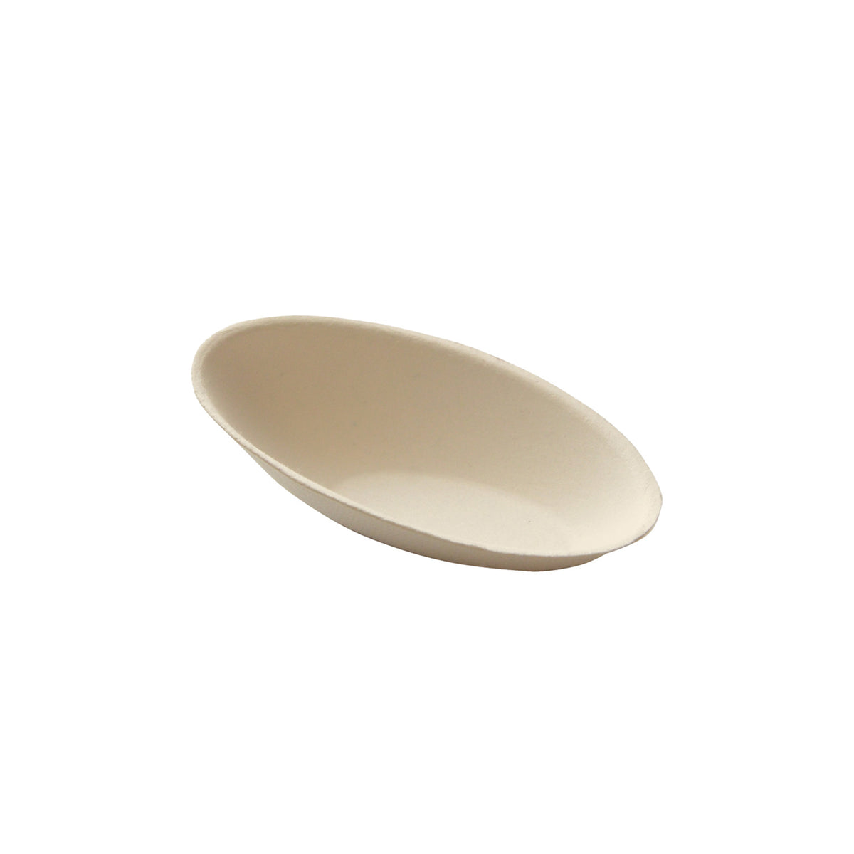 Mini Angled Bowl - PFAS Free, Tan — Case of 500 (Item 43MAB01)