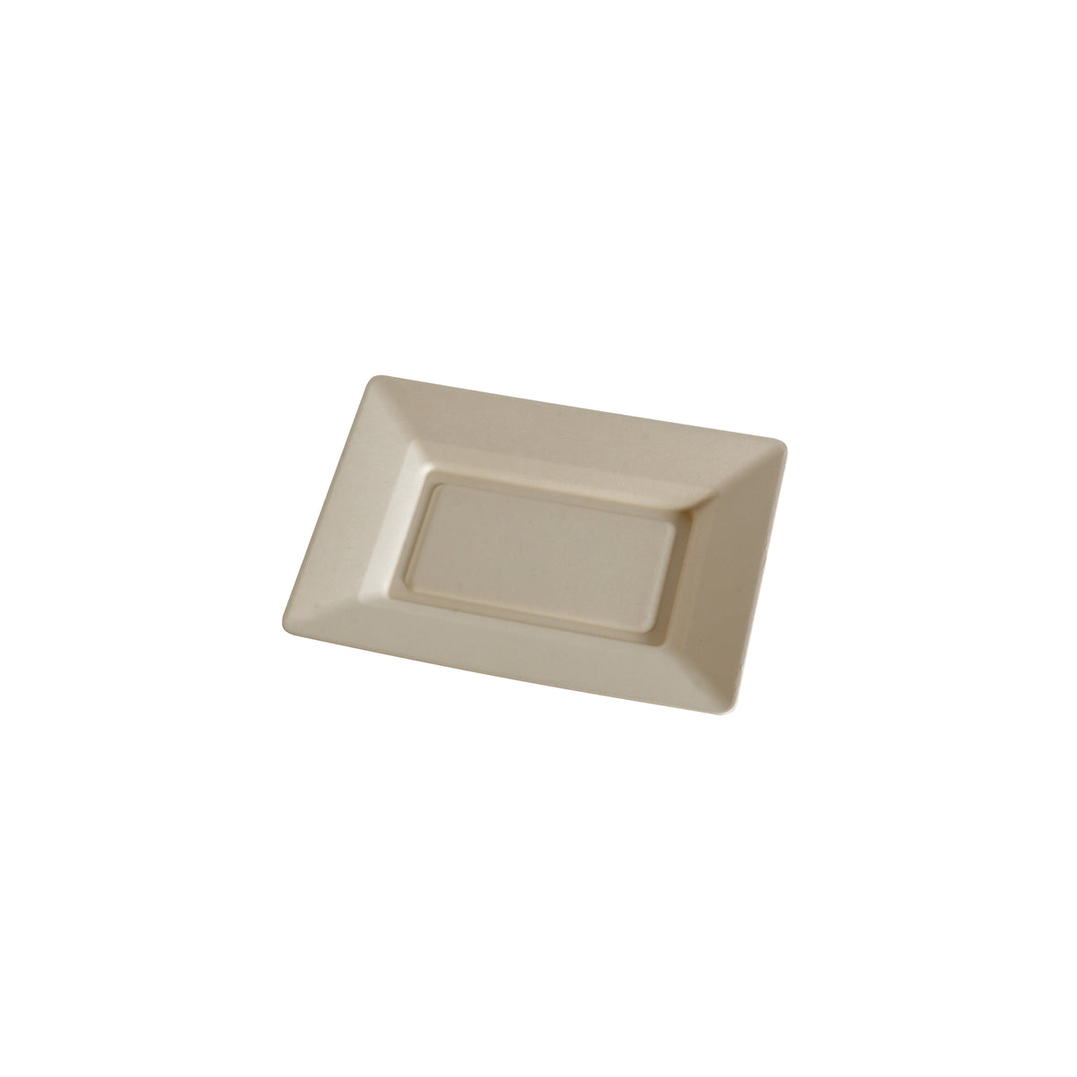 7.5" X 5.5" - Rectangular Plate - PFAS Free, Tan — Case of 500 (Item 43RCP75)