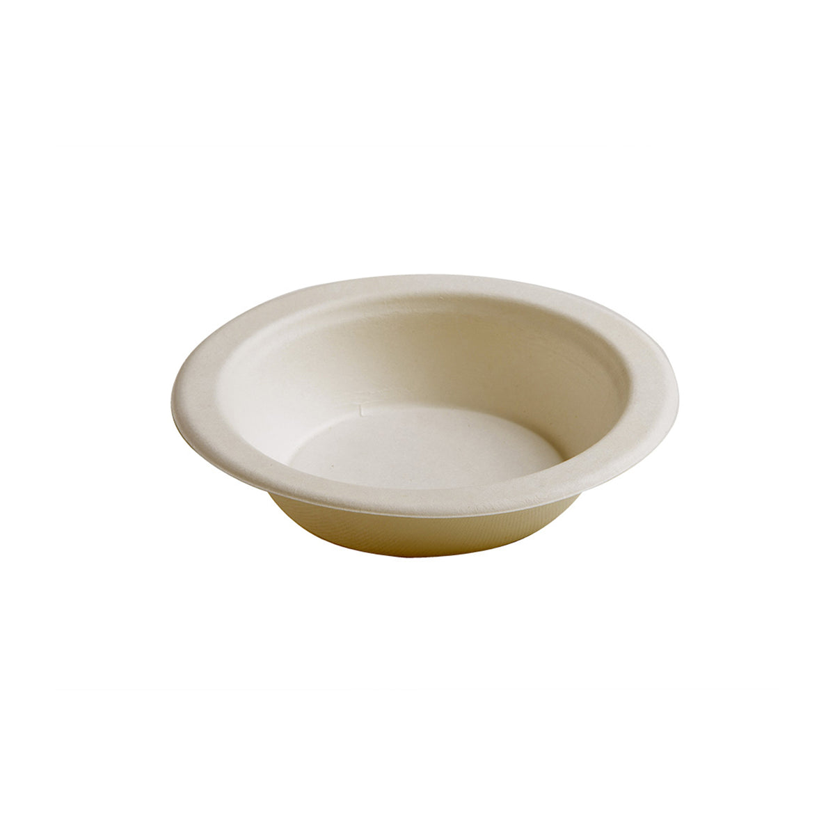 7" 16 oz. Round Bowl - PFAS Free, Tan — Case of 1000 (Item 43RB16)