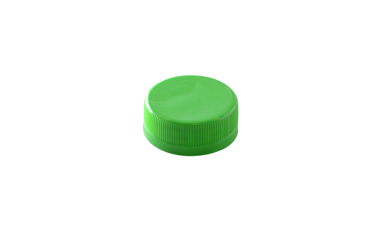 Green Tamper-Evident Cap for Juice Bottles, Green — Case of 500 (Item 3238BC.GRN)