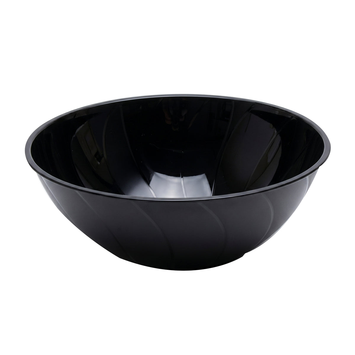 168 oz. Classic Round Bowl, Black — Case of 12 (Item 35CRB168.BK)
