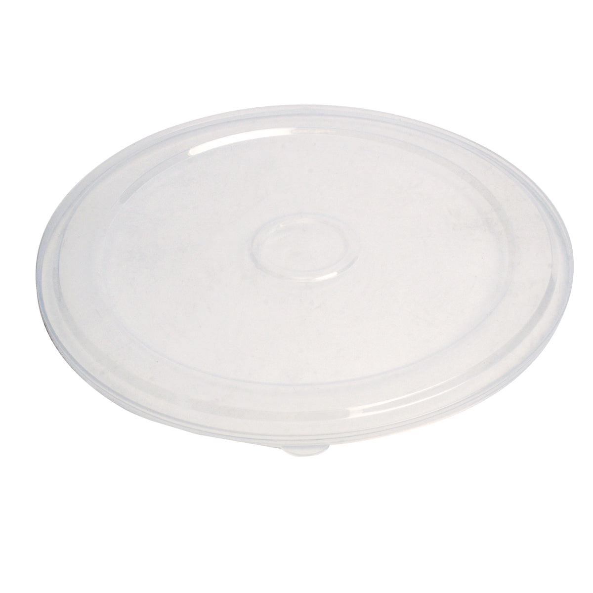 12" Lid for Classic Round Bowls, Clear — Case of 24 (Item 9212-L)