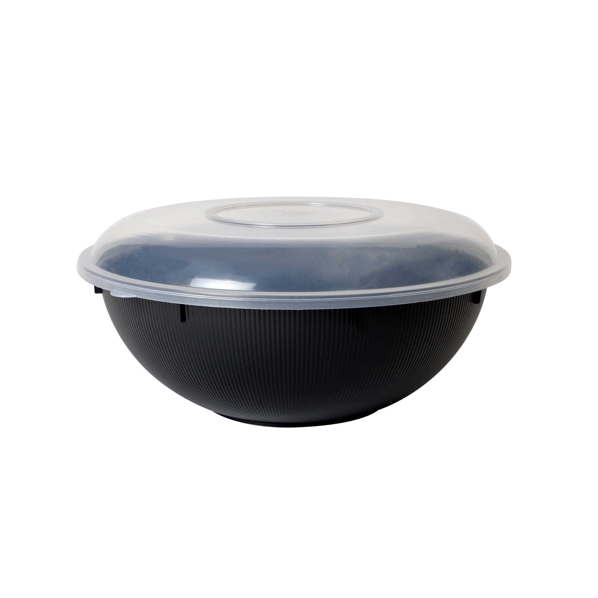 10" High Dome Lid, Polypro, Clear — Case of 25 (Item HC1010/25.L)