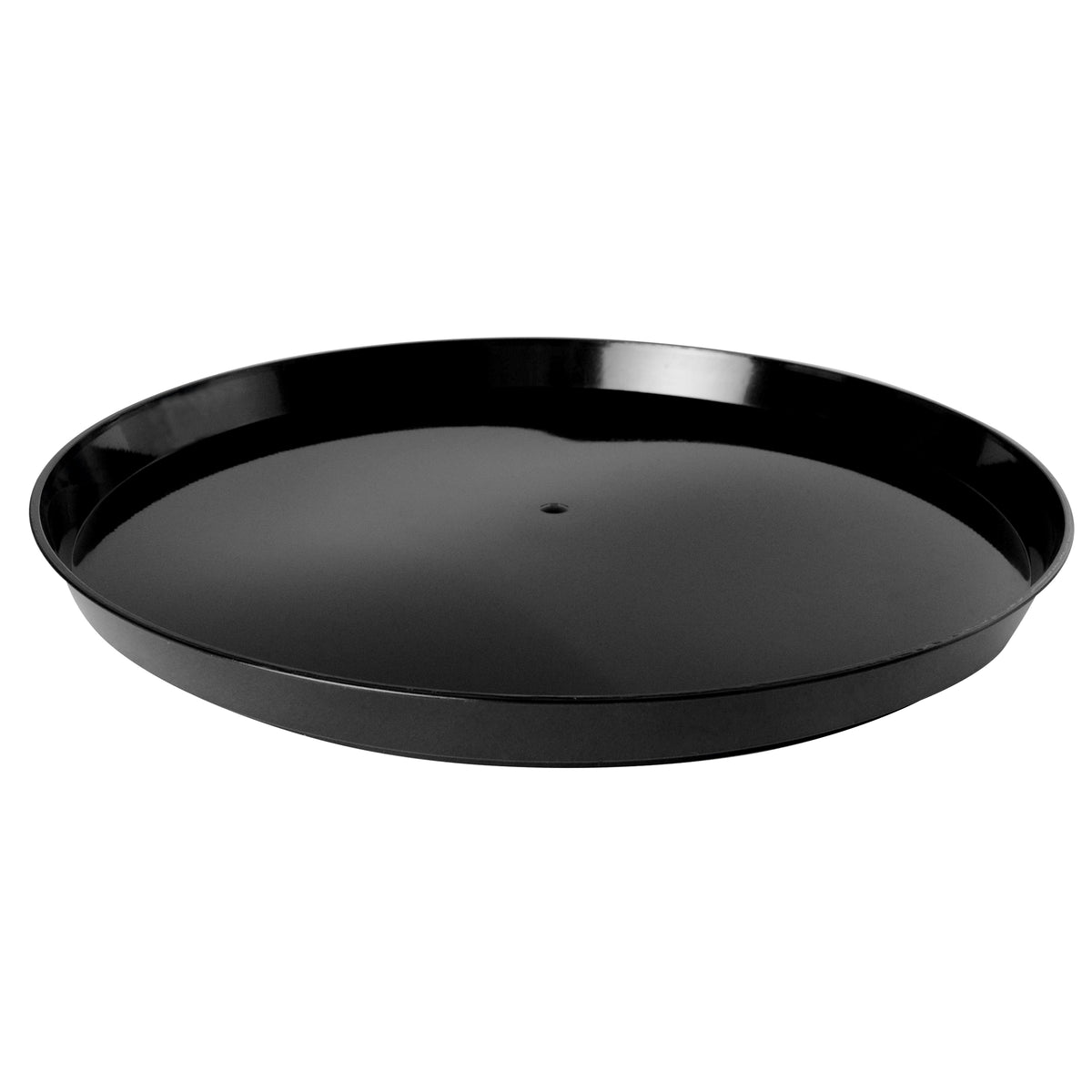 10.25" High Rim Platter, Black (Fineline HR1020.BK)