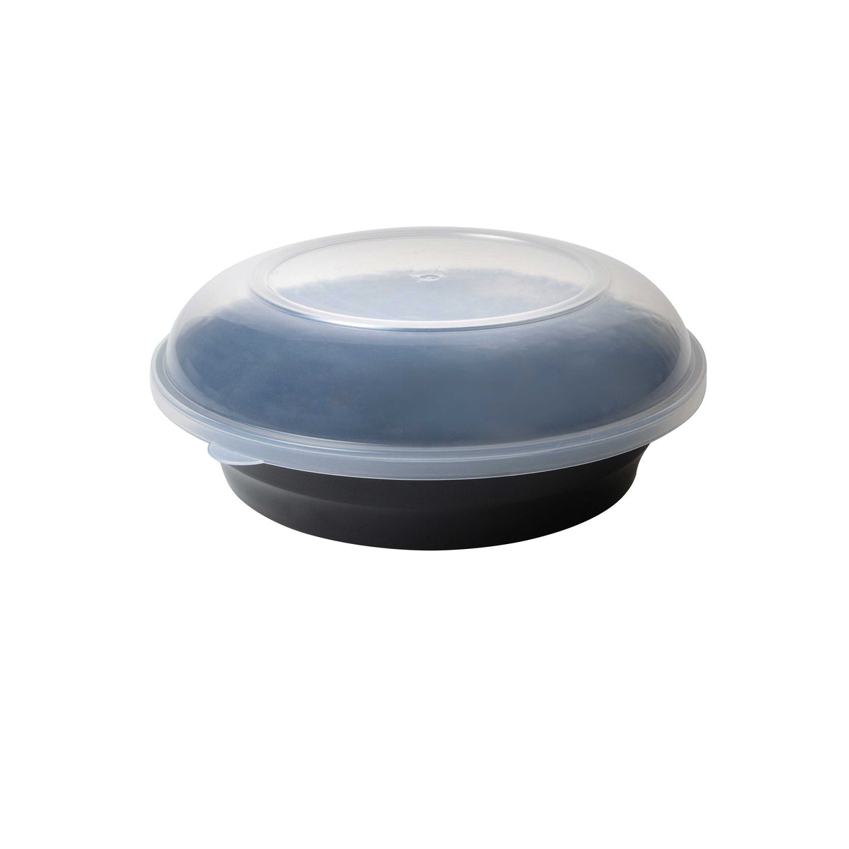 12" High Dome Lid, Polypro, Clear — Case of 25 (Item HC1212/25.L)