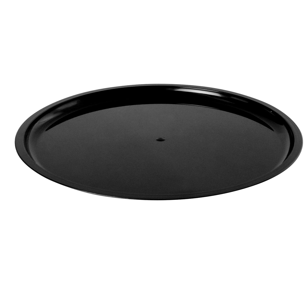 14" Heavy Round Platter, Black — Case of 25 (Item P14000.BK)