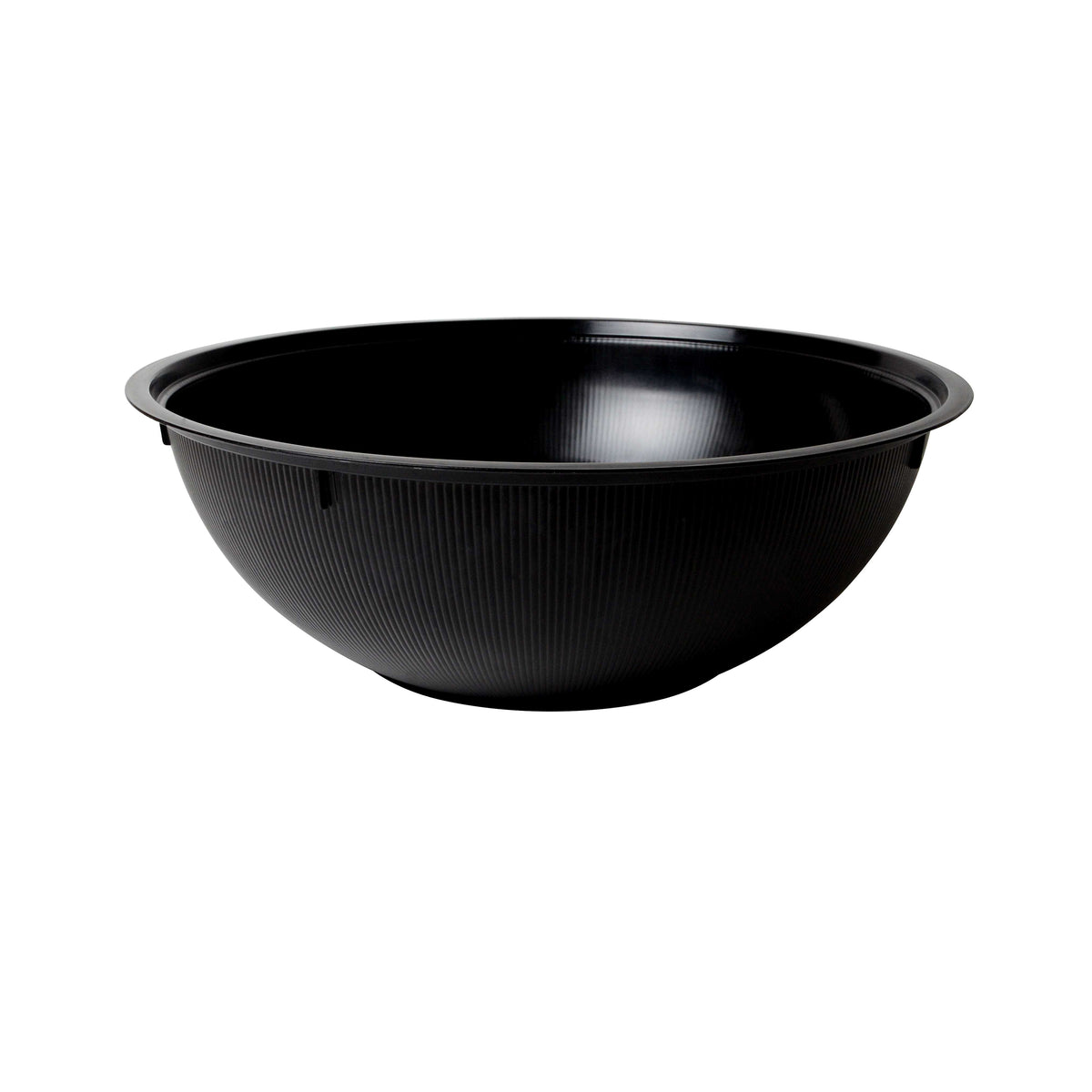 14" - 256 oz. High Pro Bowl, Polypro, Black — Case of 25 (Item HPB14256PP.BK)