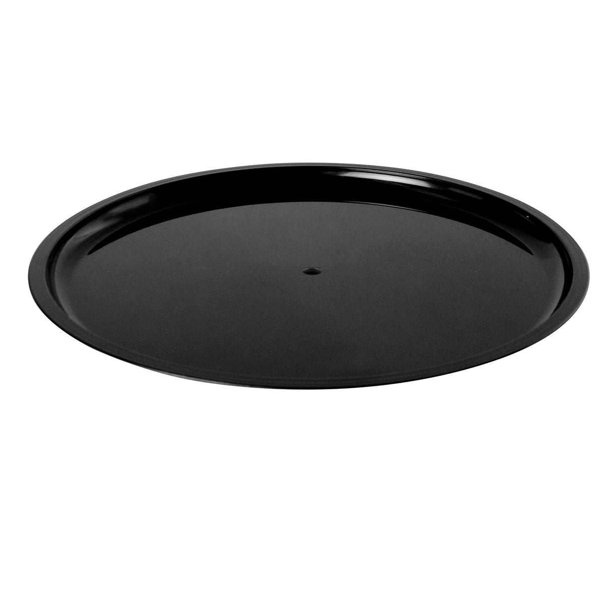 16" Heavy Round Platter, Black — Case of 25 (Item P16000.BK)