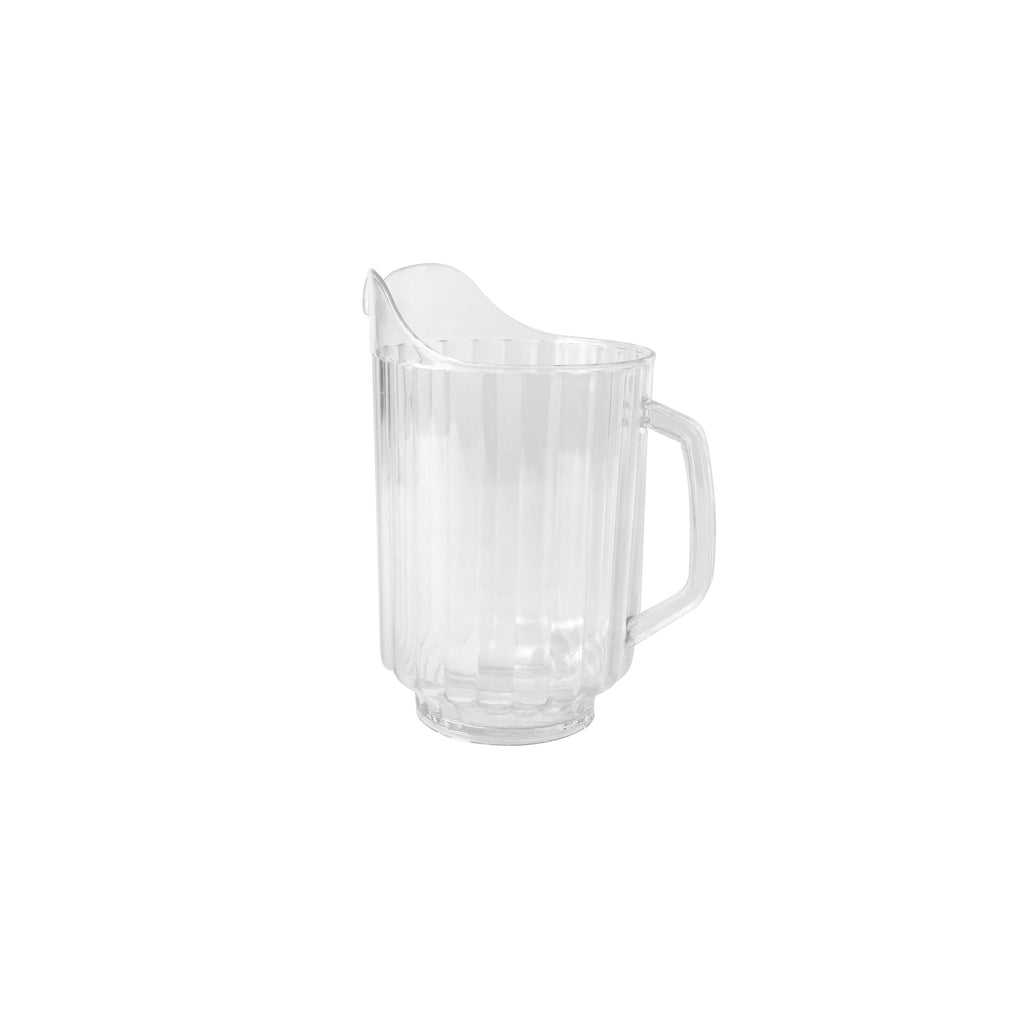 8" - 60 oz. Half Gallon Pitcher, Clear — Case of 12 (Item 550.CL)