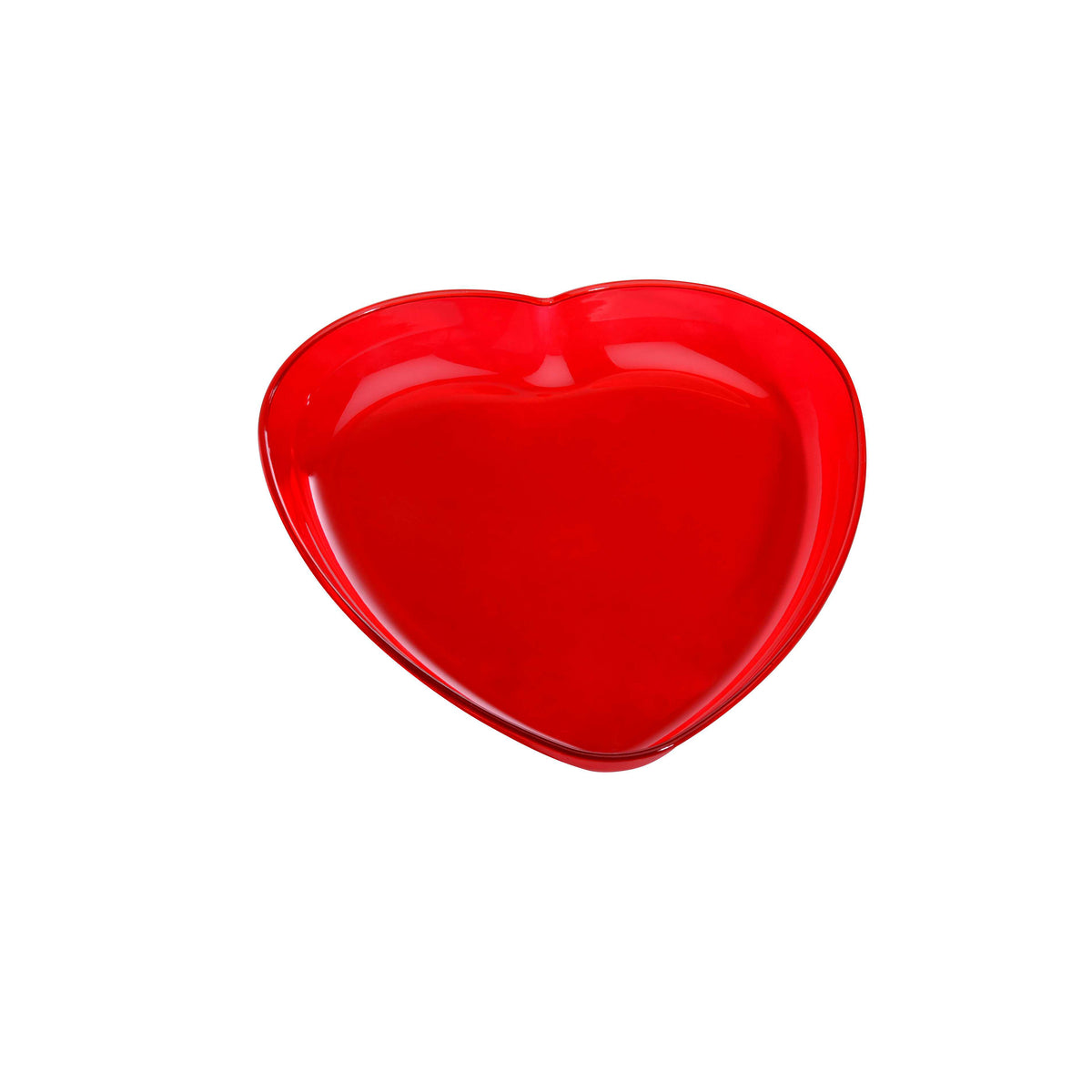 Heart Platter, Red — Case of 48 (Item HT740.RD)