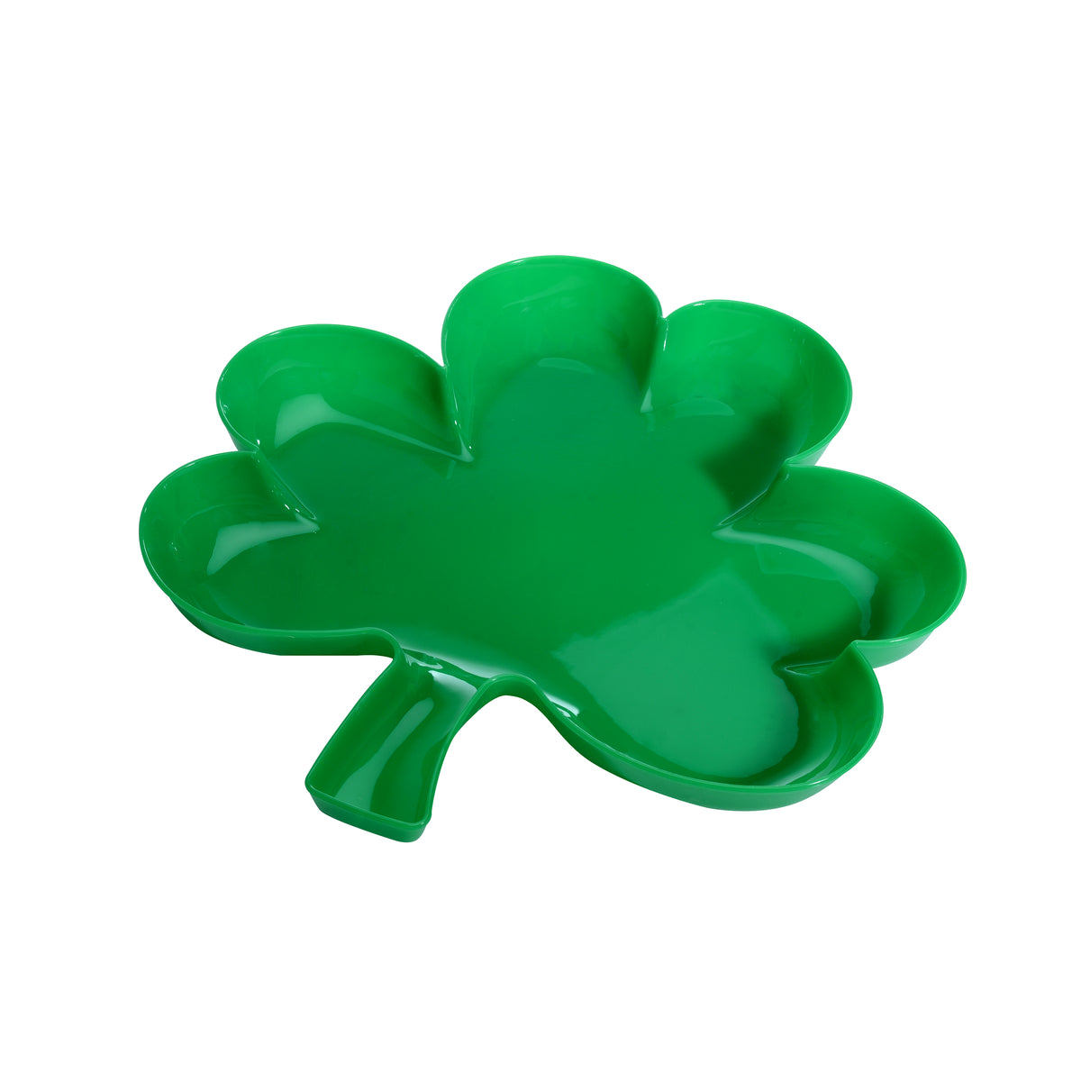 Shamrock Platter, Green — Case of 24 (Item SR750.GRN)