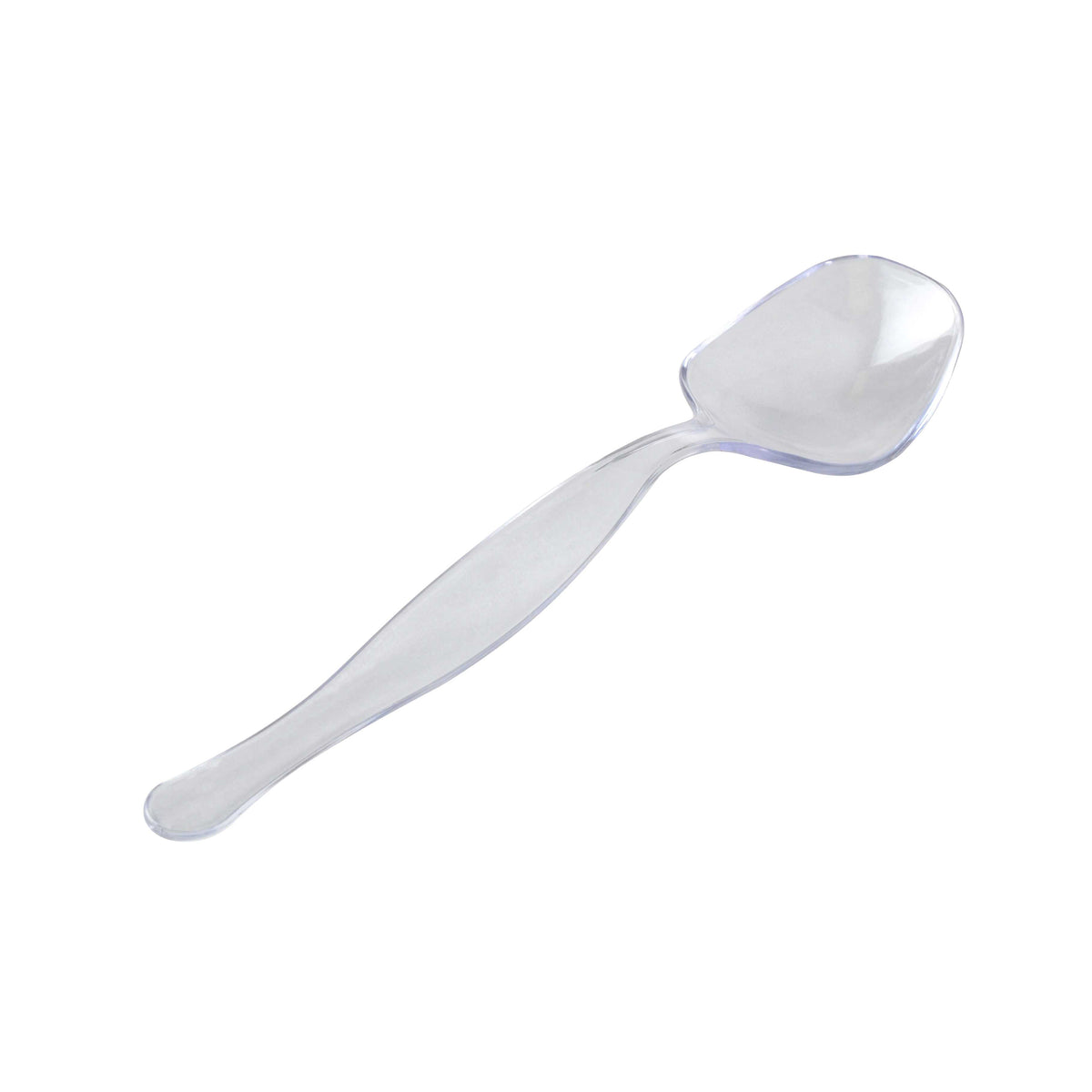 9" Serving Spoon, Clear — Case of 144 (Item U8150.CL)