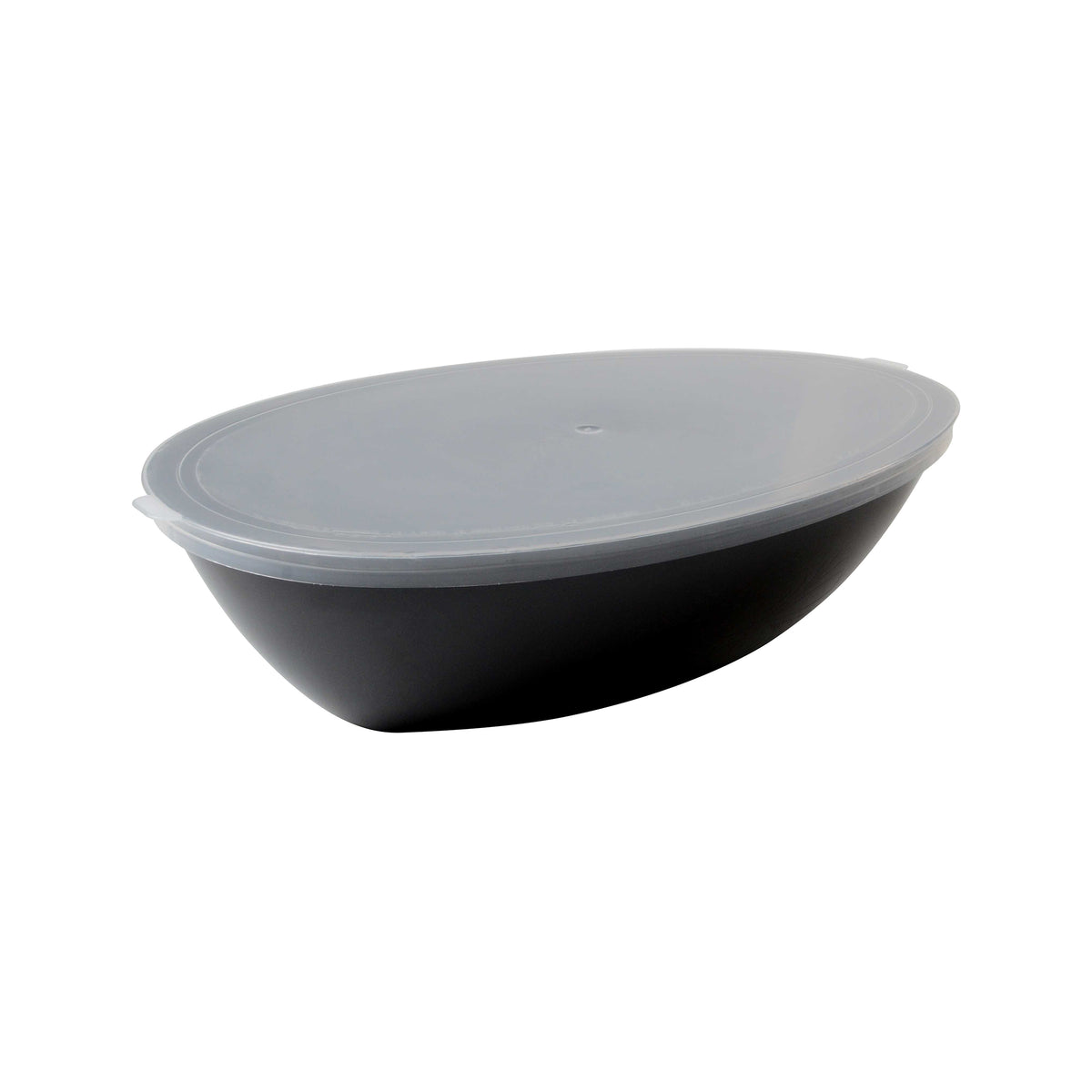 1/2 Gallon Round Luau Bowl Lid, PP, Clear — Case of 50 (Item 453.L)