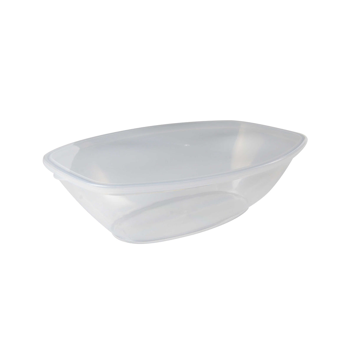1/2 Gallon Luau Bowl Lid, PP, Clear — Case of 50 (Item 454.L)