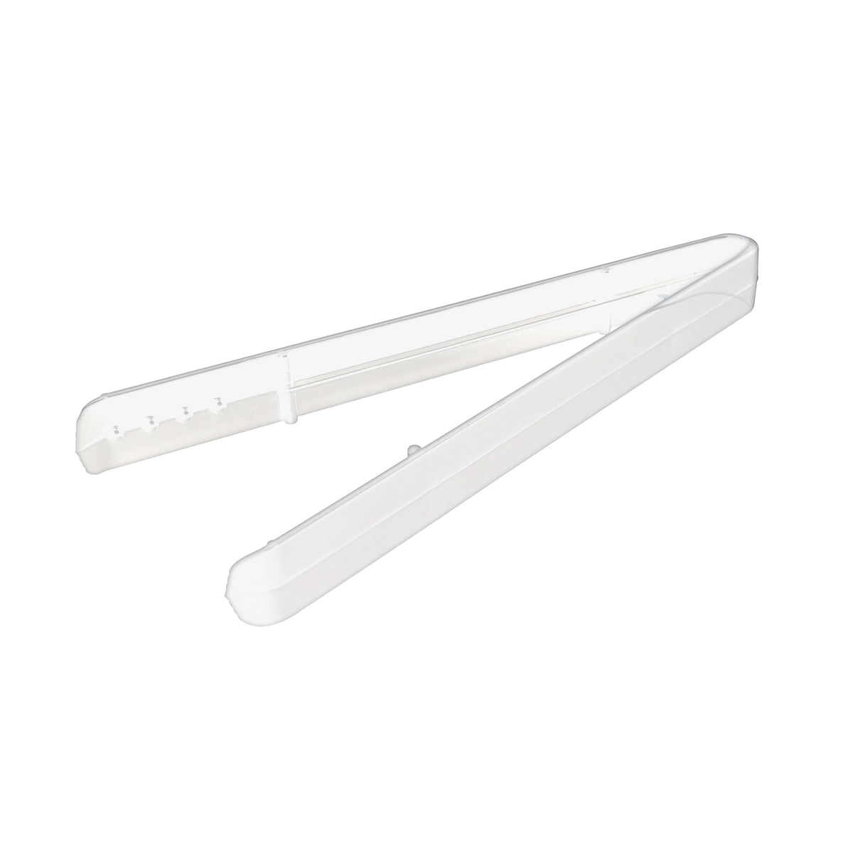 9" Serving Tong, Clear — Case of 72 (Item T9600.CL)