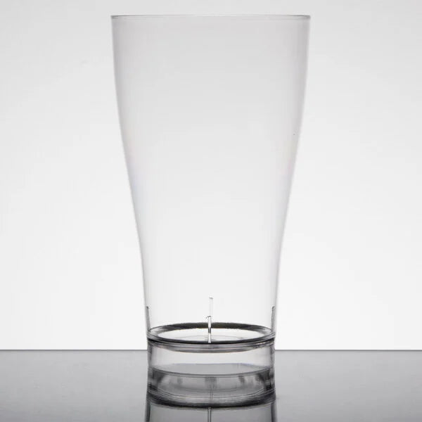 Fineline 14 oz. Clear Plastic Beer / Pilsner Glass - 60/Case