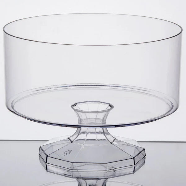 Fineline 38 oz. Clear Trifle Bowl - 6/Case