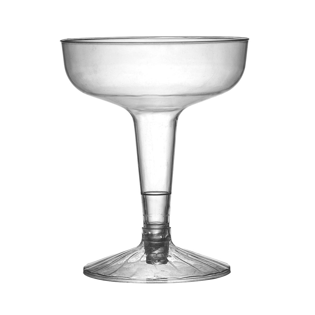 4 oz. 2 Pc Old Fashion Champagne Glass, Clear — Case of 360 (Item 2104)