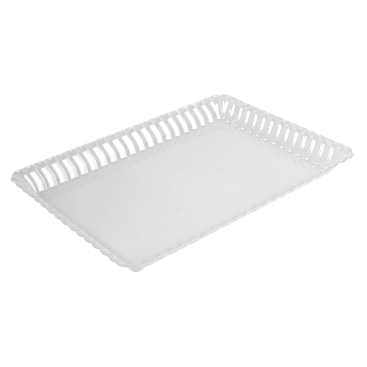 9"X13" Serving Tray- Retail Pack, Clear — Case of 99 (Item 293-CL)