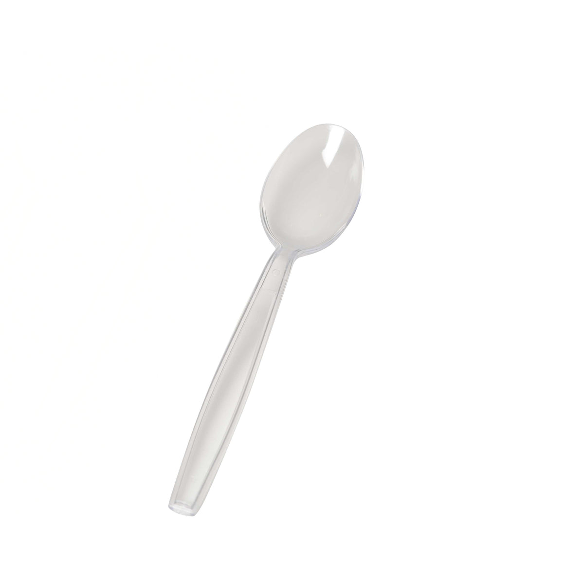Extra Heavy Cutlery-Spoons, Clear — Case of 1000 (Item 2502-CL)