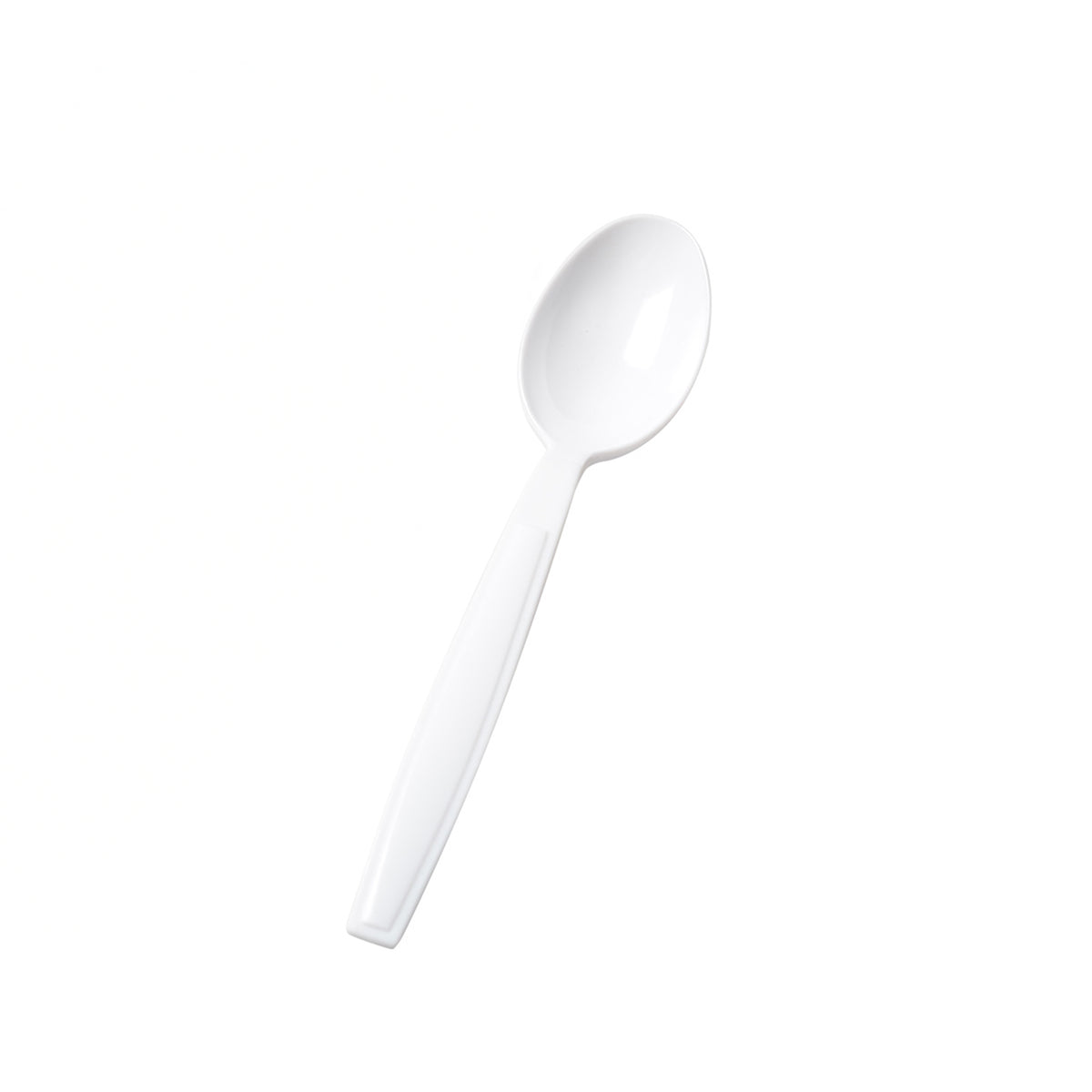 Extra Heavy Cutlery-Spoons, White — Case of 1000 (Item 2502-WH)
