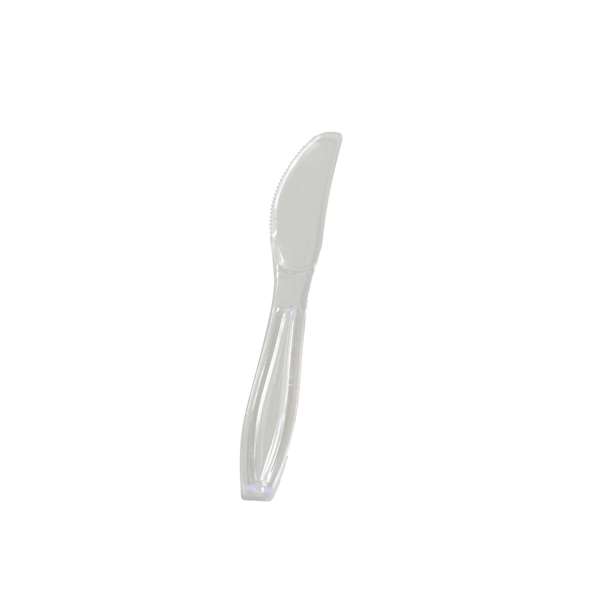 Extra Heavy Cutlery-Knives, Clear — Case of 1000 (Item 2504-CL)