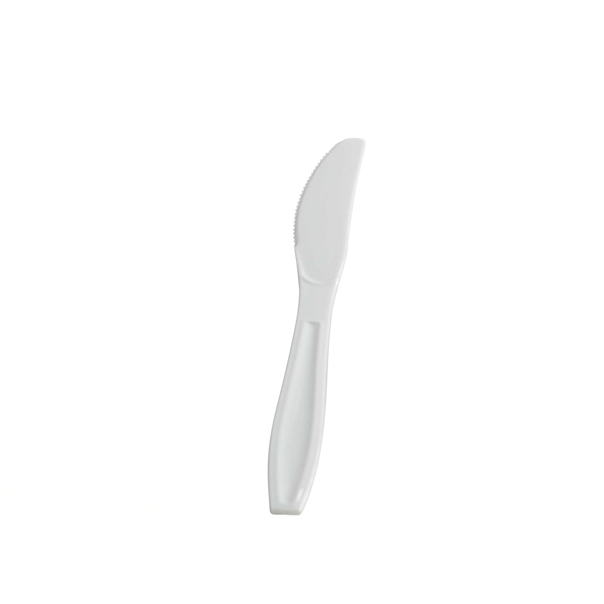 Extra Heavy Cutlery-Knives, White — Case of 1000 (Item 2504-WH)