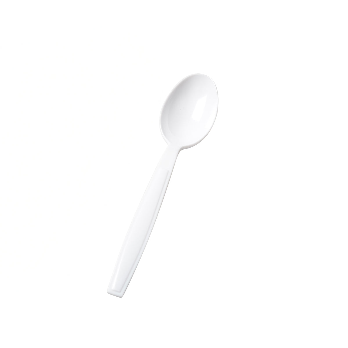 Extra Heavy Cutlery-Spoons, White — Case of 1200 (Item 2515-WH)
