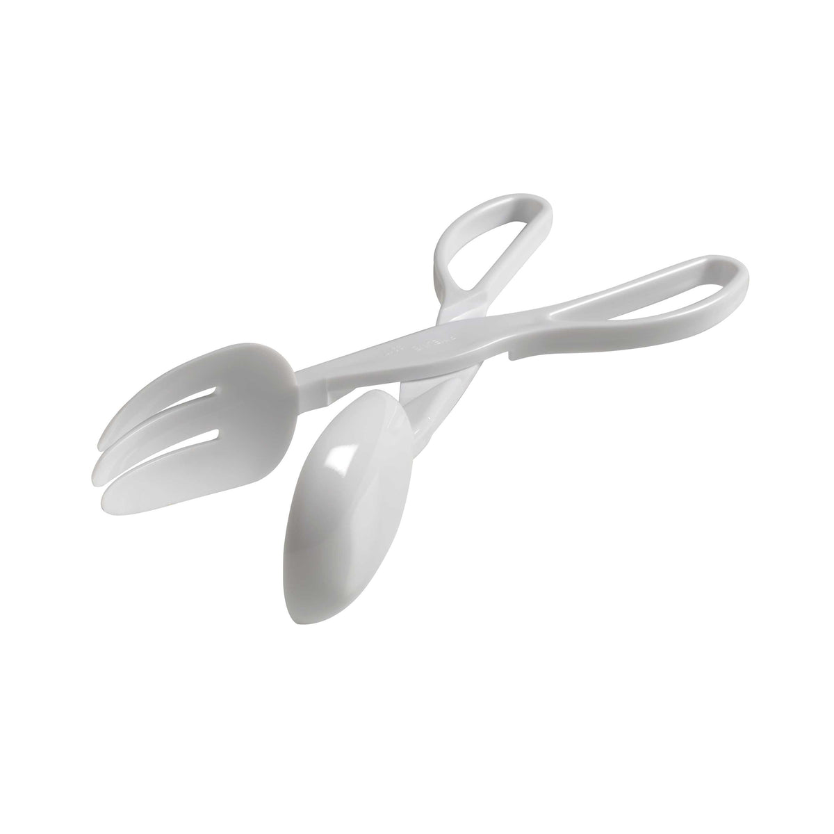 Salad Scissor Tongs, White — Case of 48 (Item 3304-WH)