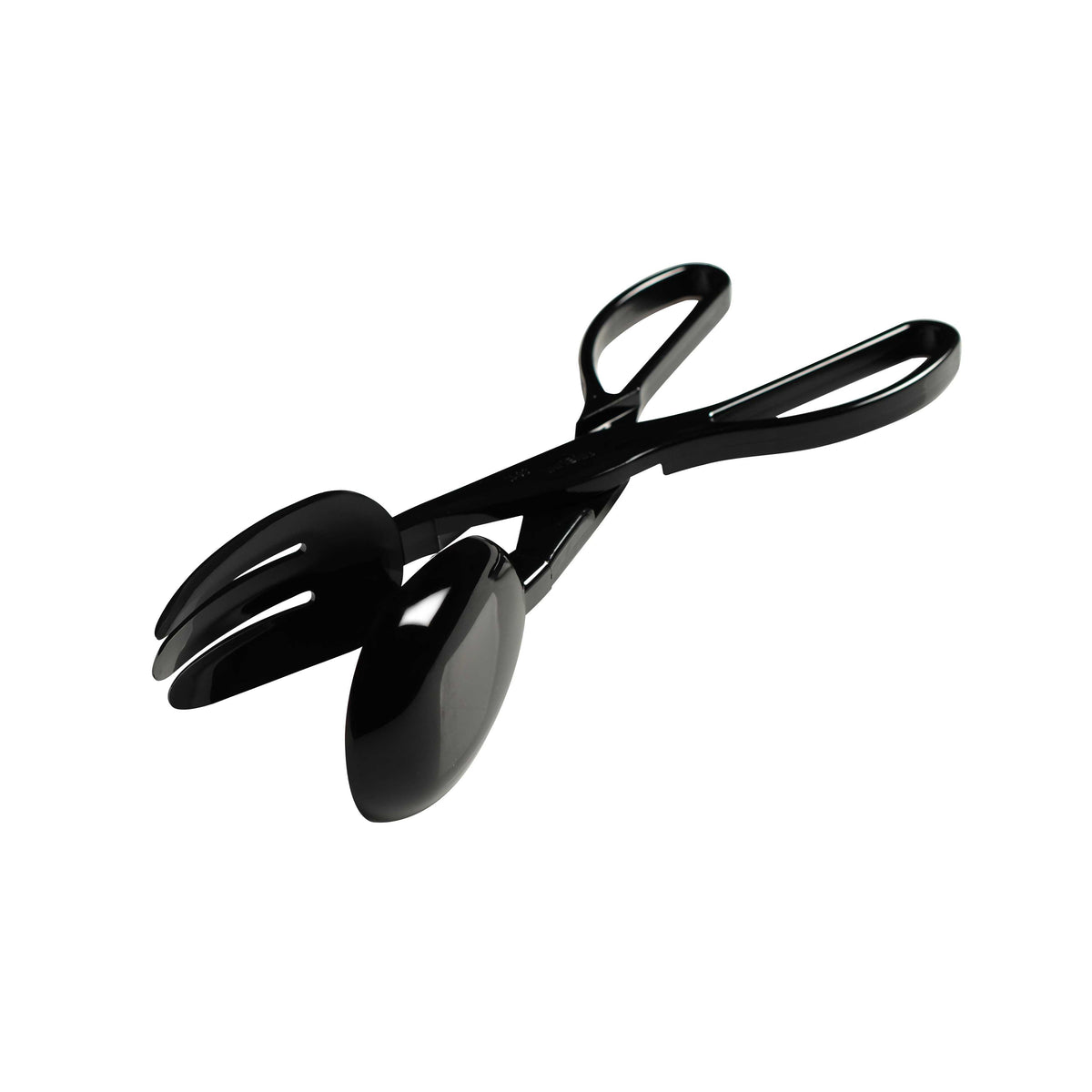 Salad Scissor Tongs, Black — Case of 48 (Item 3304-BK)